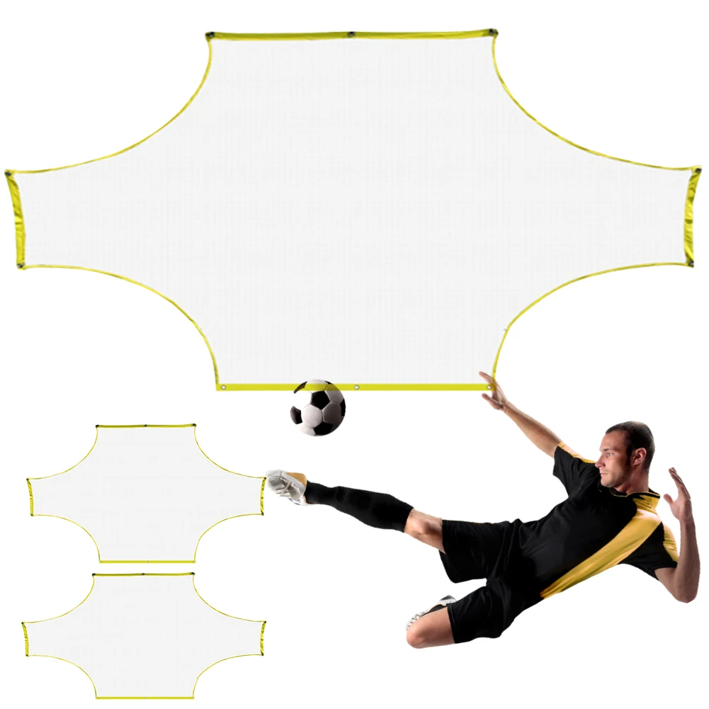 Goalshot Soccer Goal Target Training Aid 5/7 Person Goalkeeper Football Goal Net Soccer Field Net for Scoring and Finishing soccer goal net