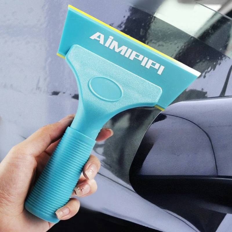 1PC 자동차 쇠고기 힘줄 스크레이퍼 자동차 유리 필름 도구 내마모성 양면 쇠고기 힘줄 물 배출 고무 스트립 스크레이퍼