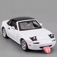 1:32 Mazda MX5 MX-5 RX7 Supercar Metal Alloy Diecast Toy Car Model Collectibles Birthday Gift Sound & Light Children Toy Hobbies 2