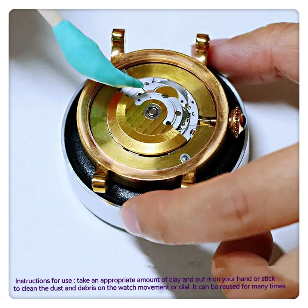 WatchPartsMovementCleaningClayWith5PcsWoodenStickWatch