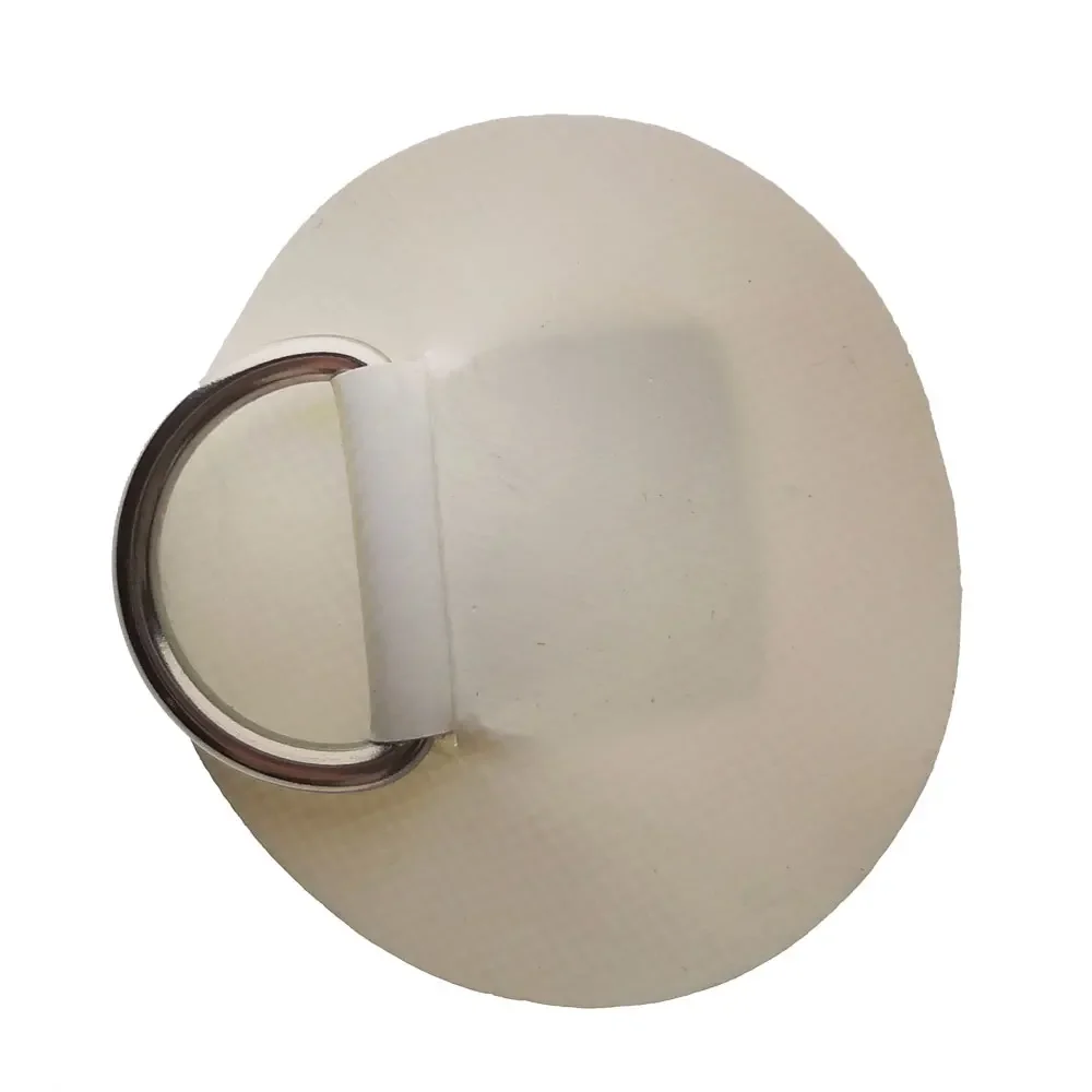 Boat Patch Inflatable Boat Kayak D Ring Pad Patch PVC Marine D Ring Pad Stainless Steel Fixed Buckle