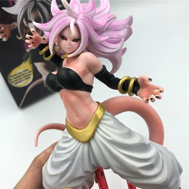 Anime Dragon Ball Z Gals Android NO 21 Majin Buu Lady Ver. PVC Action  Figure Manga Statue Collectible Model Toys Doll Gifts 22CM