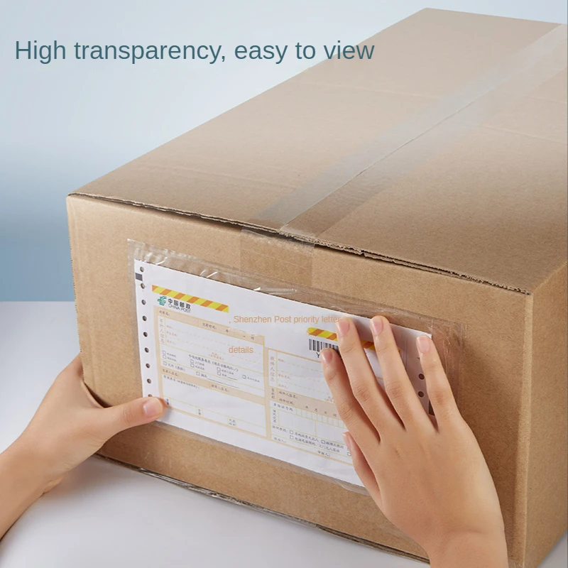 DHL auto-adhésif en plastique transparent Étiquette d'expédition Bordereau  de pochettes d'enveloppe - Chine liste de l'emballage Enveloppe, sac  autoadhésif