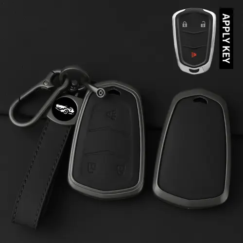 High Quality Leather Metal Car Key Case Cover Shell Fob for Cadillac 2015-2019 Escalade ATS CTS CT6 XTS XT5 SRX 3 4 5 6 Buttons - Image 17