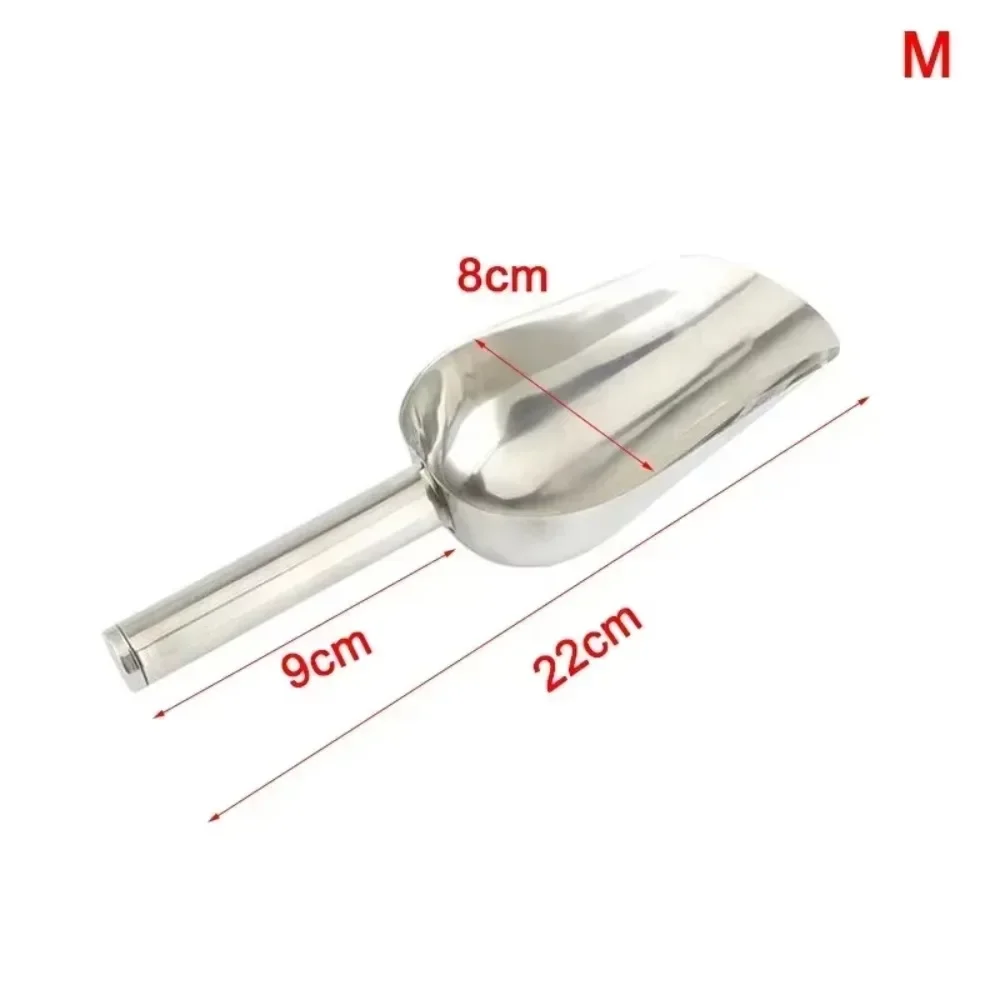 Ice Scooper Shovel New Candy Bar et Commercial Scoops Bar Food Flour Candy Scoop New Stainless Steel Ice Scraper ice cream scoop ice shovel scoop ice cube scoop