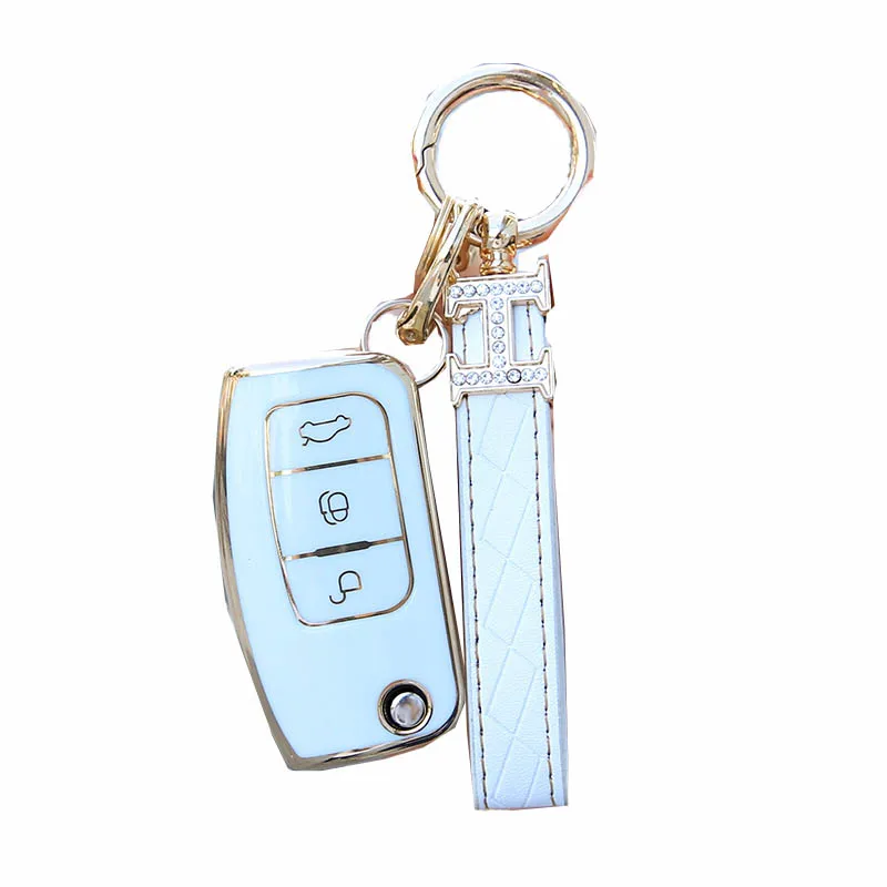 New TPU Car Key Cover Case For Ford Fiesta Focus 2 Ecosport Kuga Escape Falcon B-Max C-Max Eco Sport Galaxy 3 Button Accessories 9 New TPU Car Key Cover Case For Ford Fiesta Focus 2 Ecosport Kuga Escape Falcon B-Max C-Max Eco Sport Galaxy 3 Button Accessories - S23f1667e381a47678d5462e86c3dd52db