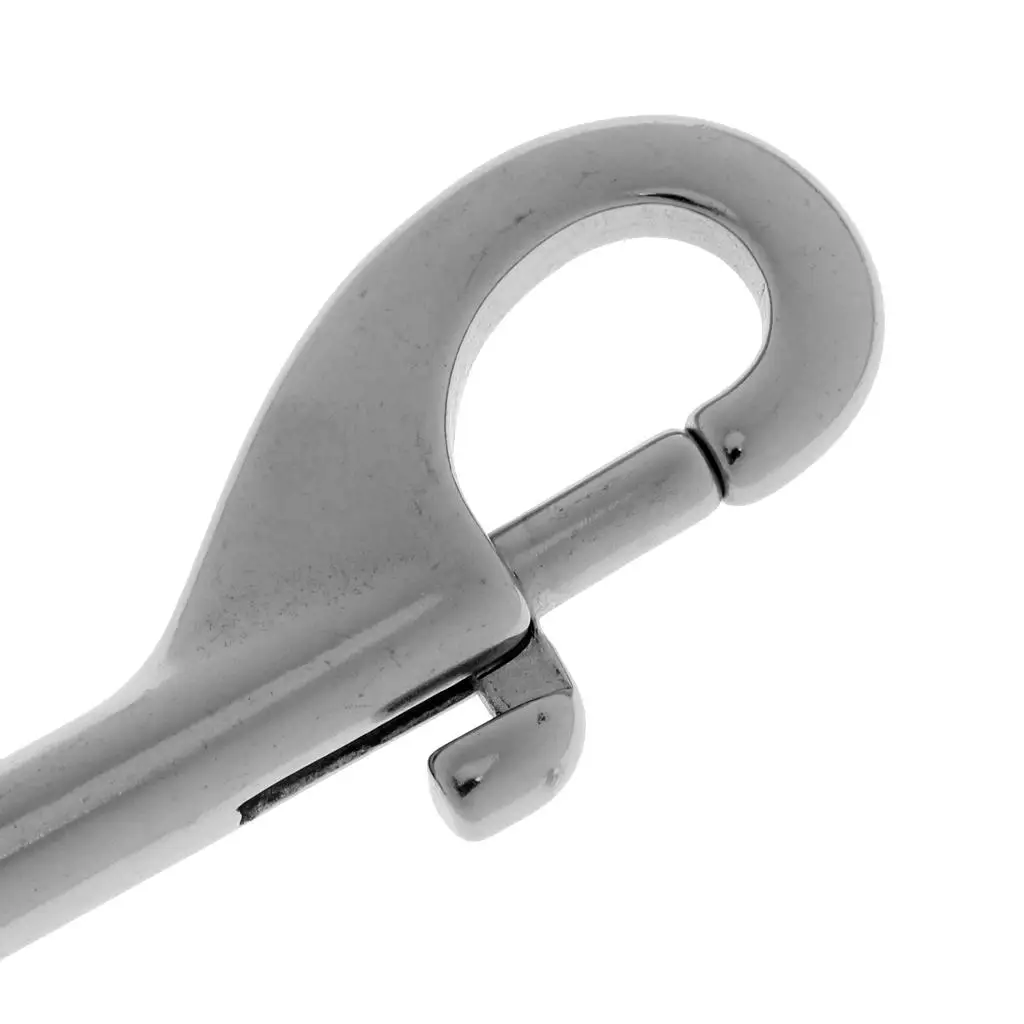 Single End Bolt Hook Shackle Marine Grade 316 Stainlee Steel for Scuba Diving Camera Strap Keychain Tarp Covers Clothesline