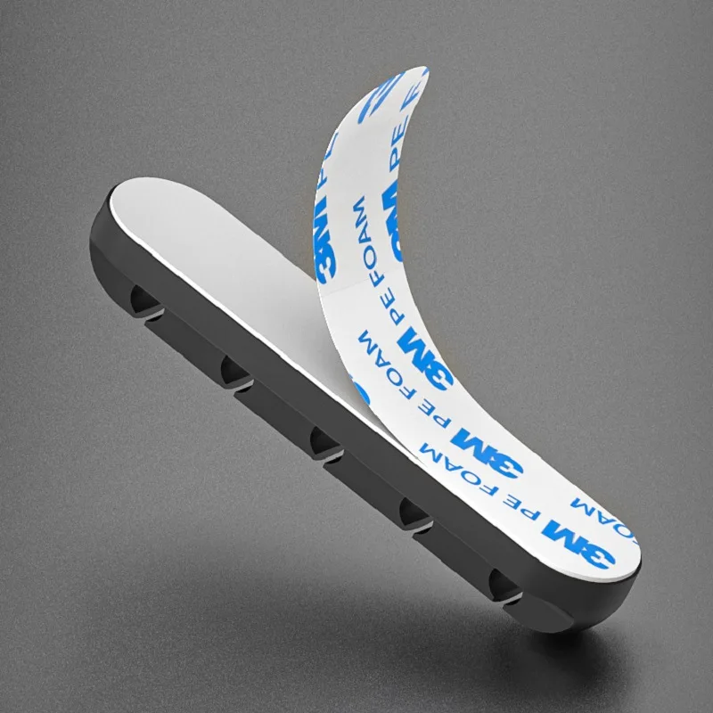 Self-Adhesive Power Cord Cord Manager Fixed Chuck Plug Mouse Cable Headset Winder Mobile Phone Data Cable Card Silicone 3/5/7 cable organizer