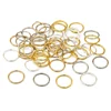 10-50Pcs Dreadlocks Hair Rings 10-16mm Accessories Clips for Women Girls Kids Hair Beads Circle Braids Styling Gold Sliver Color 2