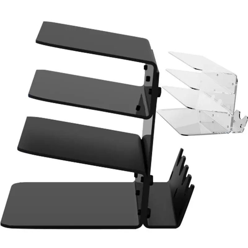 AcrylicKeyboardDisplayStand3TierKeyboardShelfStandLightweightKeyboardStorageToolFor