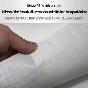 UHMWPE fabric Light weight high ballistic performance bulletproof UD cloth board explosion-proof anti-stab for make Body armor 1