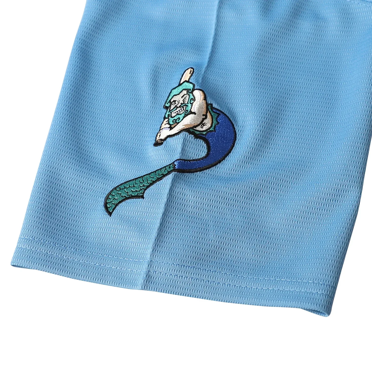 Mens Movie Blue Jersey Kenny Powers #55 Eastbound and Down Mexican Charros Kenny Powers Stitched