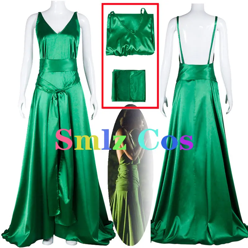 

Cecilia Tallis Cosplay Film Atonement Costume Green Dress Outfits Halloween Carnival Movie Suit