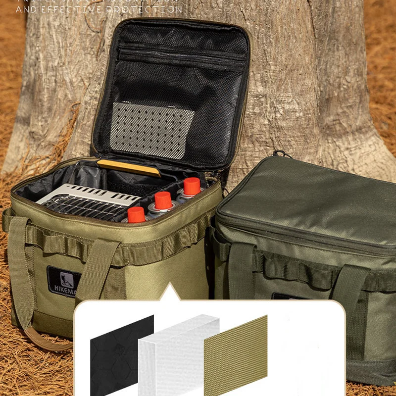 Camping Storage Bag, Outdoor Miscellaneous Bag, Gas Tank Anti-Collision Portable Multifunctional Picnic Bag