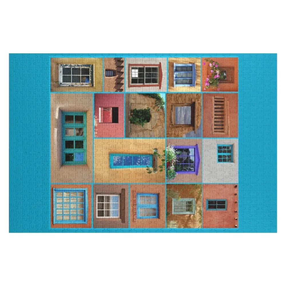 

The Windows of Santa Fe, New Mexico Jigsaw Puzzle Wooden Decor Paintings Christmas Toys Personalized Baby Object Puzzle