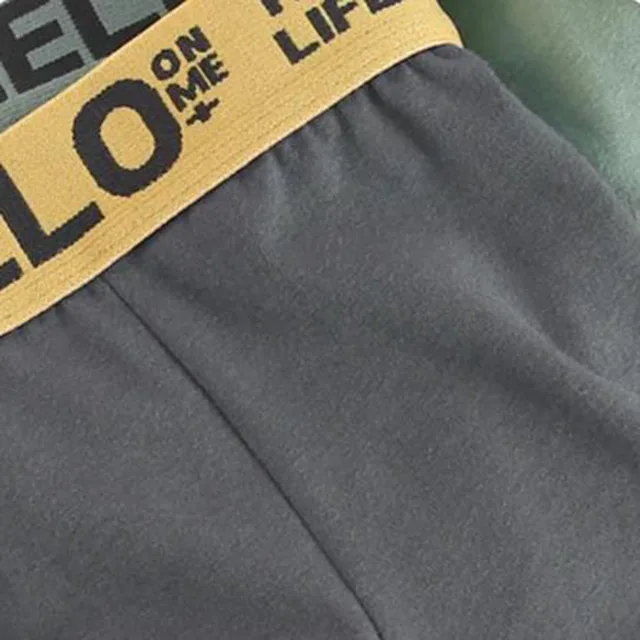 Comfortable Cotton Boxer Shorts for Men 4Pcs Breathable Underwear - Image 3