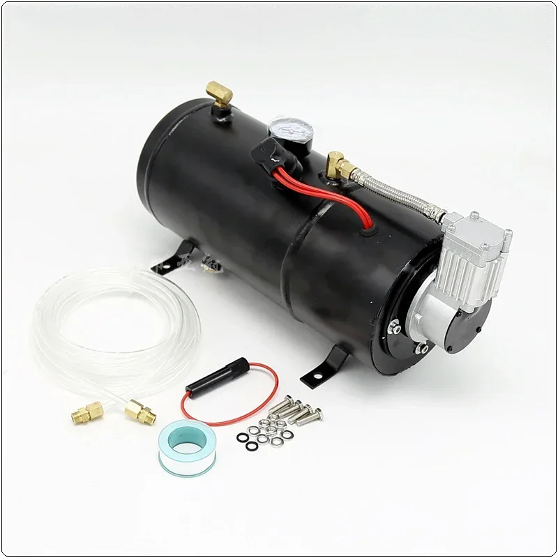 120 PSI 12/24V DC Onboard Air Horn Compressor System Kit Suitable for Truck Cars SUV Boat Tractor RV Off-Road Vehicle Subwoofers