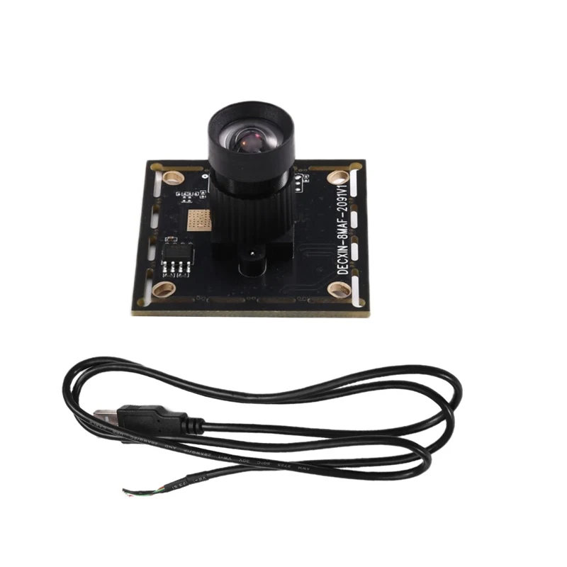 78도 USB 카메라 모듈 800만 픽셀 고정 초점 HD 산업용 카메라 드라이버 무료 IMX179 카메라 모듈(1M USB 케이블 포함)-A32R