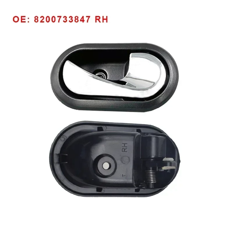 1PC Car Interior Inside Door Handle Driver Passenger Chrome Left Right For Renault Dacia Dokker Lodgy Logan Duster 2012 - 2015 6