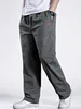 New Cargo Pants Men's Loose Straight Oversize Clothing Solid Grey Versatile Work Wear Black Joggers Cotton Casual Male Trousers 1