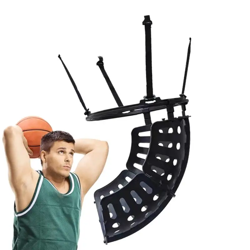 

Basketball Return Attachment 360 Degree Rotatable Return Attachment For Hoop Multifunctional Basketball Return System Basketball