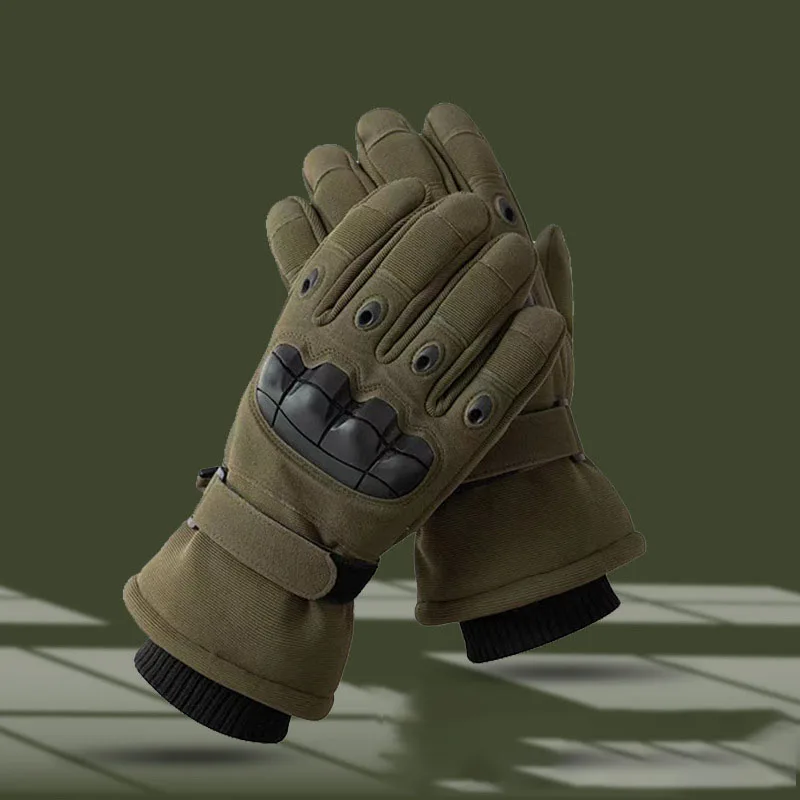 Men and Women's Full Leather Combat Fingerless Glove, Winter Tactical Gloves, Half Finger, Xinji, Hebei, Us, Manufacturer