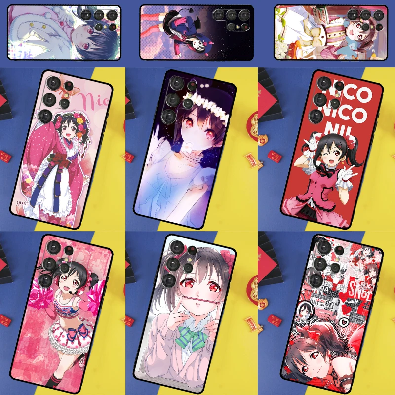 YazawaNicoLoveLivePhoneCaseForSamsungGalaxyS23S22UltraS21