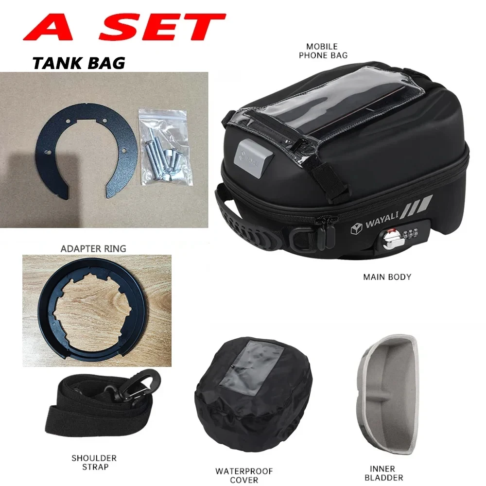 Aprilia Shiver 750 GT 900 ABS ETV1000 카포 노드 ETV 1000 ETV 액세서리, 연료 탱크 가방, 탱크 잠금 레이싱 가방, 배낭 수하물