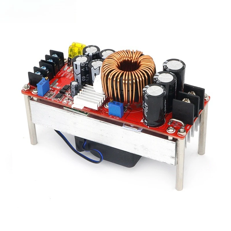 10V-60V Liter12V-80V 1200W 고전력 DC-DC 조정 가능한 부스트 전원 공급 장치 모듈 보드 30A 정전압 및 정전류