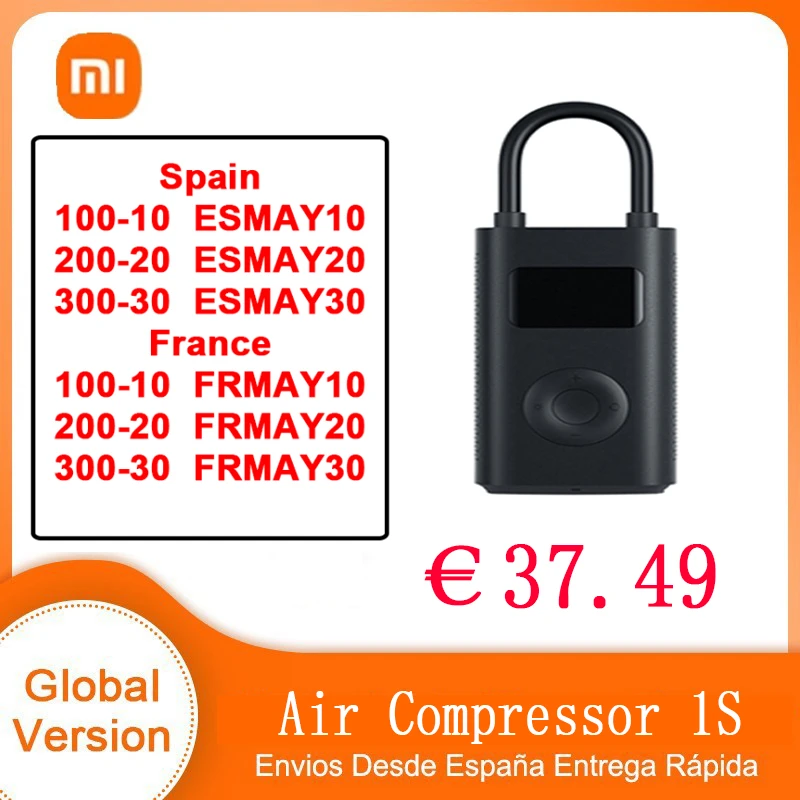 Xiaomi Portable Electric Air Compressor 1s Xiaomi Mi Portable Air