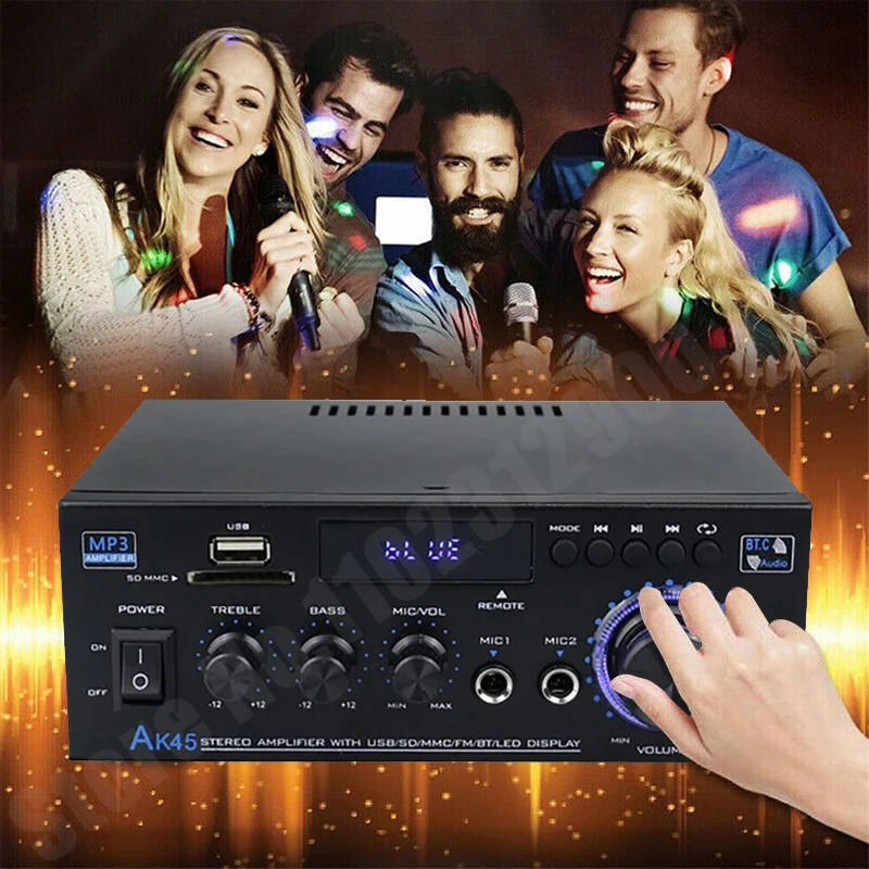 HiFi-Audio-Power-Amplifier-AK45-AK35-Bluetooth-Digital-MP3-Amplifiers ...