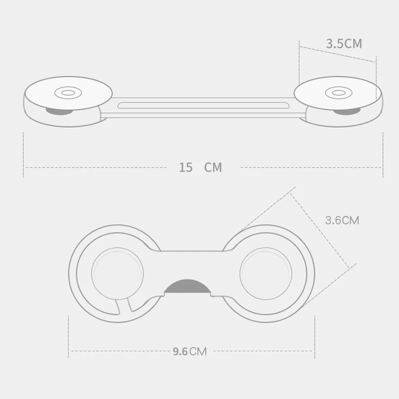 Verrou de sécurité multifonctions, 5 pièces/lot, pour armoire, tiroir,  toilettes, maison, blanc, serrure de réfrigérateur - AliExpress