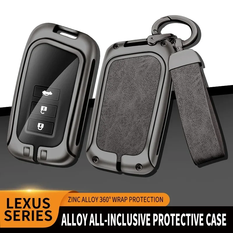 

Zinc Alloy Leather TPU Car Smart Remote Key Bag For Lexus ES RX NX LX IS GS RC F 2013 2014 2015 2016 2017 2018 2020 2019 2021