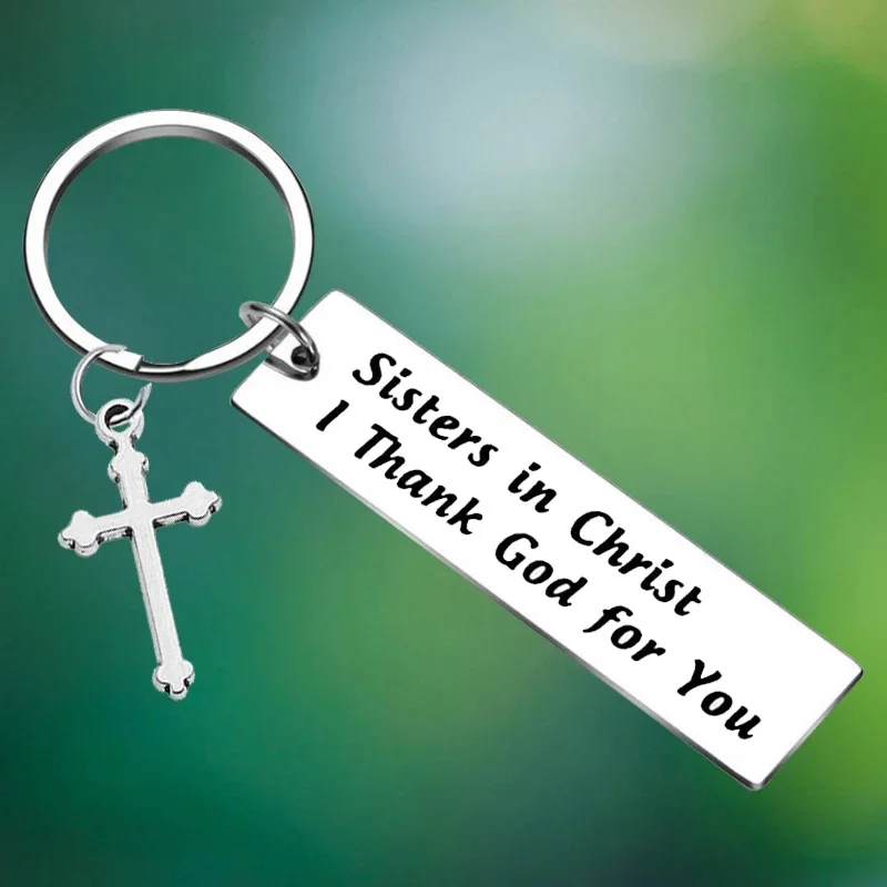 

Christian Sister Gift Keychain Adults Girls Christmas Gifts Key Chain Pendant Bestie Friendship Gifts