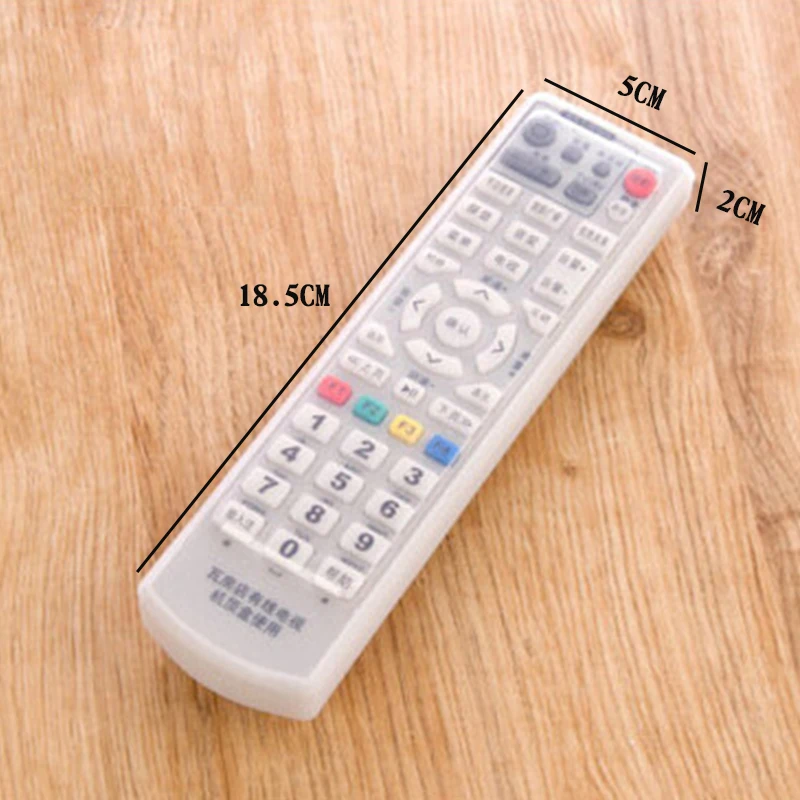 Description Picture 4 of itemUniversal Waterproof Silicone TV Remote Control Cover Clear Shrink Film TV Remote Control Protective Case Dust Proof Cover