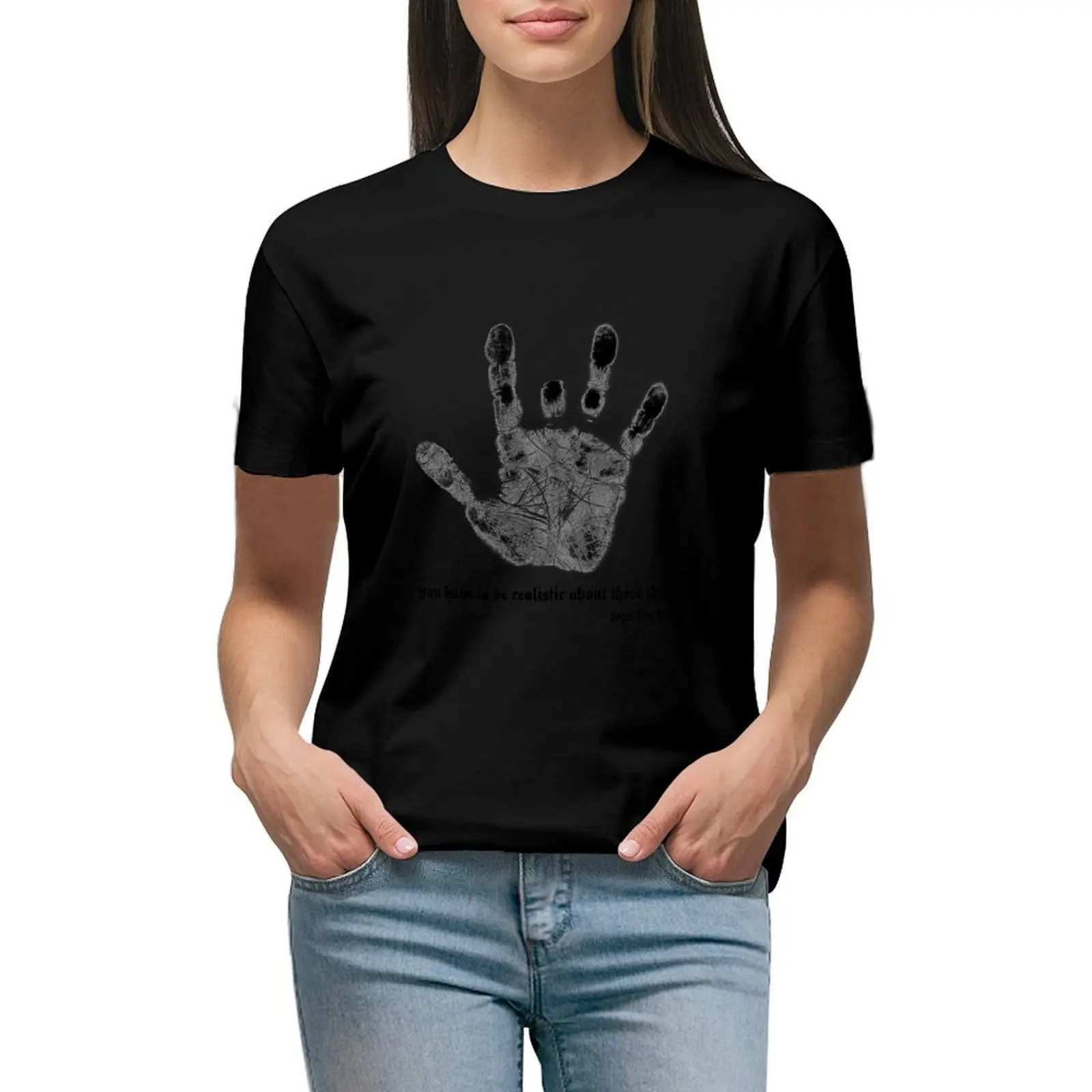 

Nine Fingers T-Shirt tees shirts graphic tees western t-shirt dress for Women