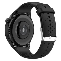 Braided Nylon Strap Bracelet - Premium Accessory Belt for 22mm (Black)