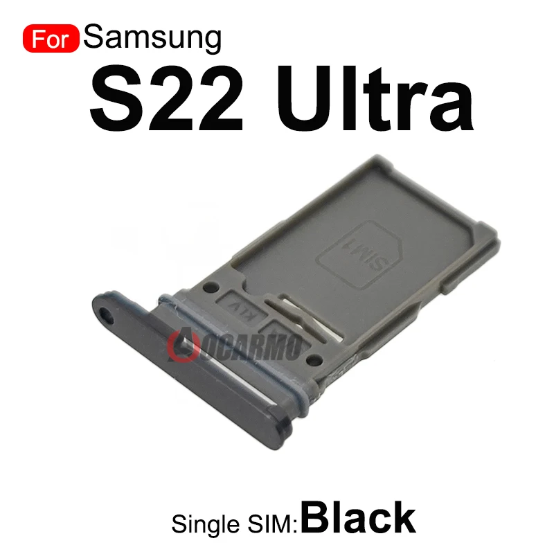 サムスンギャラクシー S22 ウルトラ S22U シングル Sim トレイ