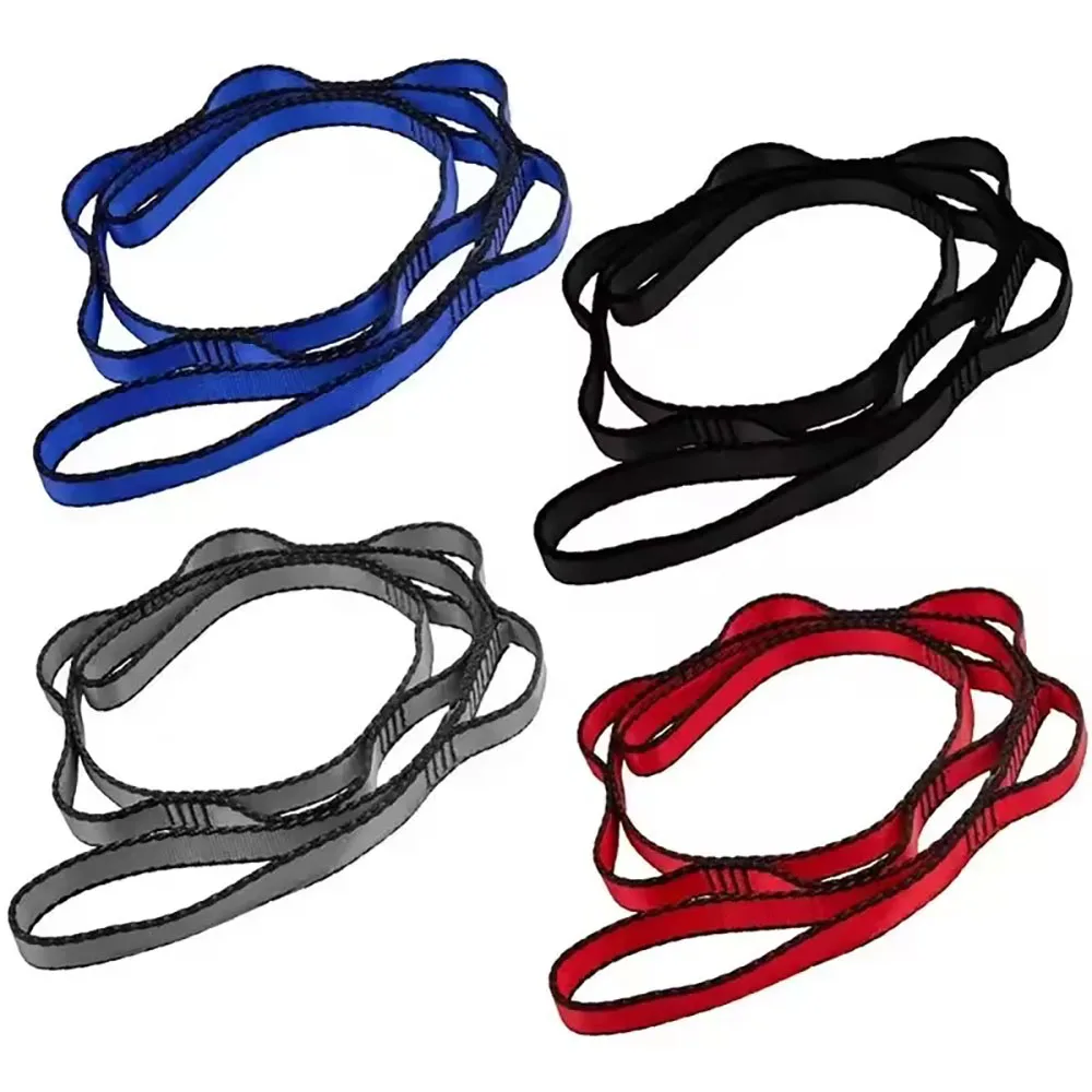 Daisy Chain Yoga Hammock Extension Strap Adjustable Nylon Sling_voghion.com