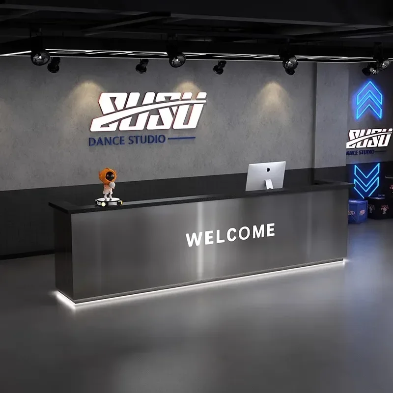 Cash Register Counter Professional Aesthetic Reception Luxury Furniture Modern Desk Beauty Salon Small Checkout Cosmetics Shop