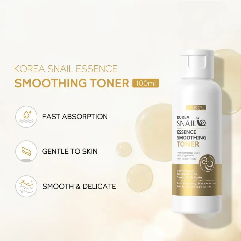 Snail Essence Toner 100ml Anti-Wrinkles Fade Fine Lines Moisturizing Toner Anti-aging Skin Care Product face toner