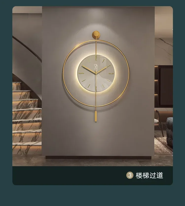 Personality Minimalist Clock Wall Clock Living Room Decoration Creative Fashion Minimalist Restaurant Clocks Wall Home Decor 5