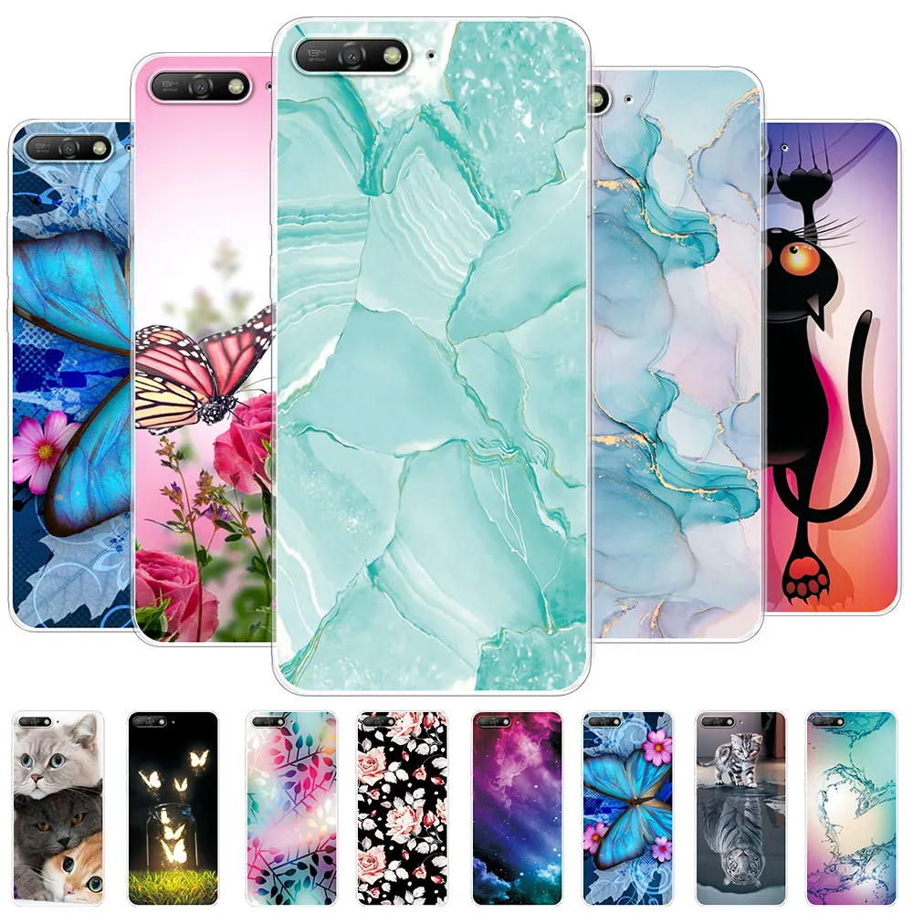 Per Huawei Y6 2018 2019 Custodia Custodia Morbida In Silicone Trasparente Per Huawei Y6S Y6 Pro 2019 Coque Per Huawei Y6 Prime 2018 2019 Funda