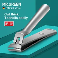MR.GREEN Professional Nail Clippers Large Oblique Blade Ingrown Toenail Clipper Cut Thick And Hard Nails