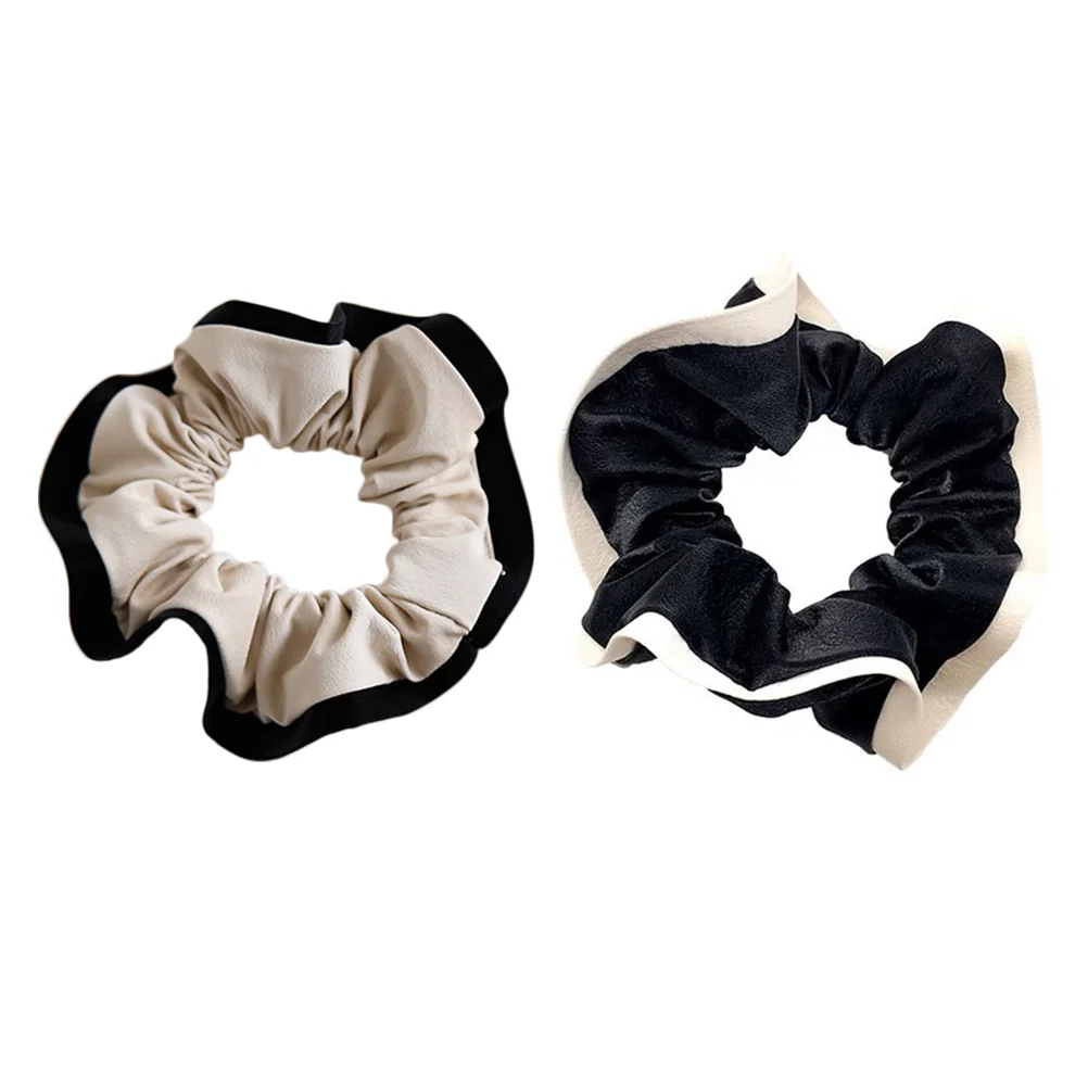 

2pcs Hair Scrunchies Hair Bands Color Matching Ties for Girls and Woman