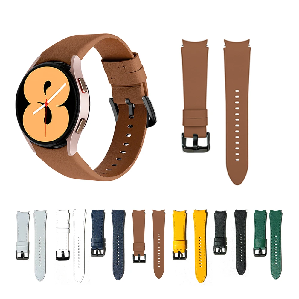 Official Genuine Leather band for Samsung Galaxy Watch 4 40mm 44mm/ Galaxy Watch 4 Classic 46mm