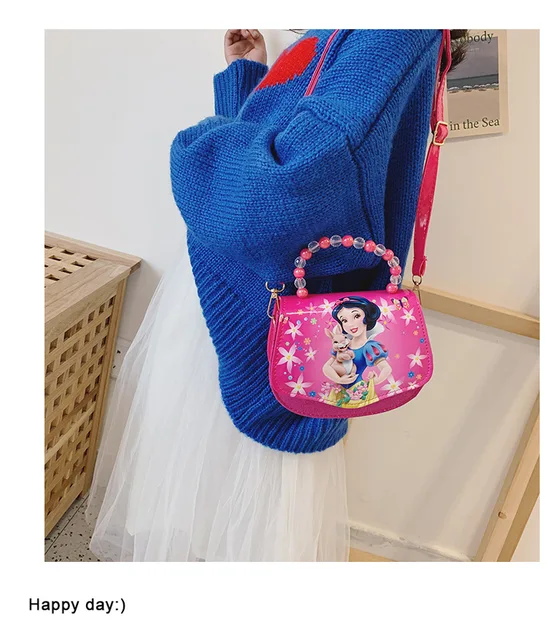 Bolsos cruzados para niños de Disney Frozen 2 princesa Elsa Anna Sofina  patrón de dibujos animados bolso de hombro de moda para niñas Mini bolso de  mano Gao Jinjia LED