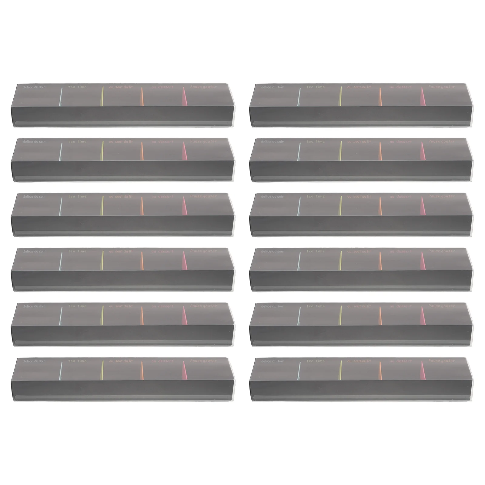 

12Pcs Macaron Boxes Packaging Cookie Box Bakery Boxes Chocolate Cookie Case