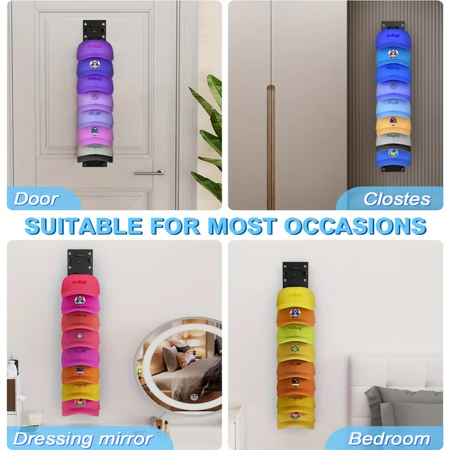 Strong Adhesive Baseball Cap Storage Rack Strong Adhesive Baseball Cap Storage Rack