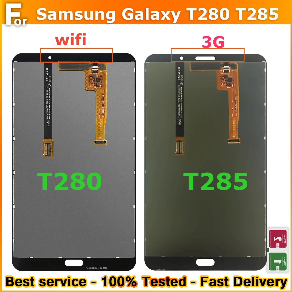 Original Lcd For Samsung Galaxy Tab A 7.0 T280 T285 Lcd Display Touch